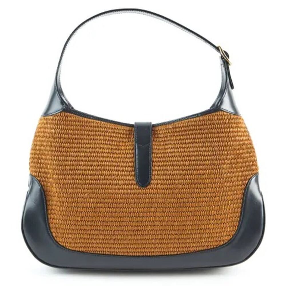 Gucci Raffia Jackie with piston lock NWT - Picture 3 of 6